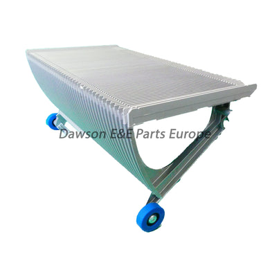 Fujitec Escalator Step - Gray Plastic Raised Demarcations