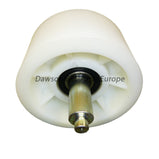 Thyssen 722 Poly V Handrail Roller (723/Velino Size) Thin Bar