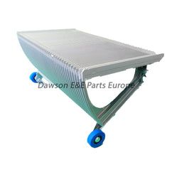 Fujitec Escalator Step - Gray Plastic Raised Demarcations